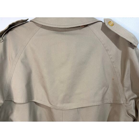 Burberry Women's Vintage Long Trench Coat Detachable Wool Liner EU Size 38 - Picture 15 of 15